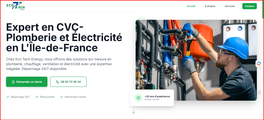 Site Web - Eco Tech Energy