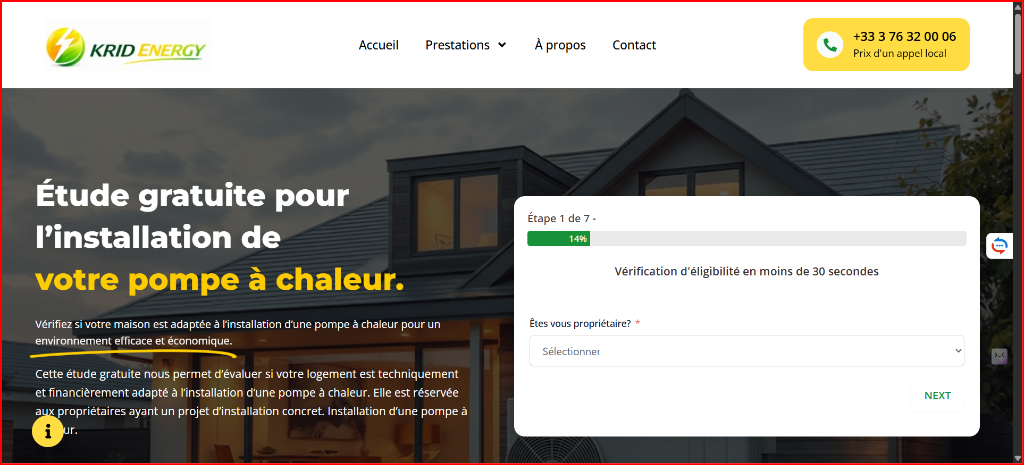 Site Web - KridEnergy