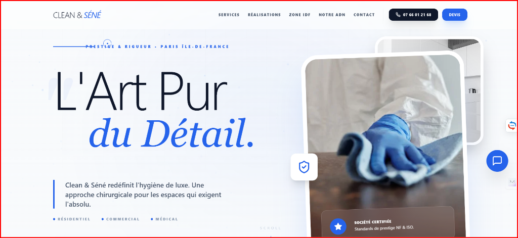 Site Web - Prestige Clean