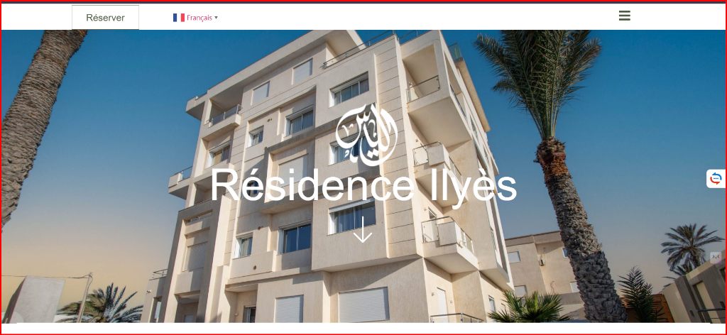 Site Web - Résidence Ilyes